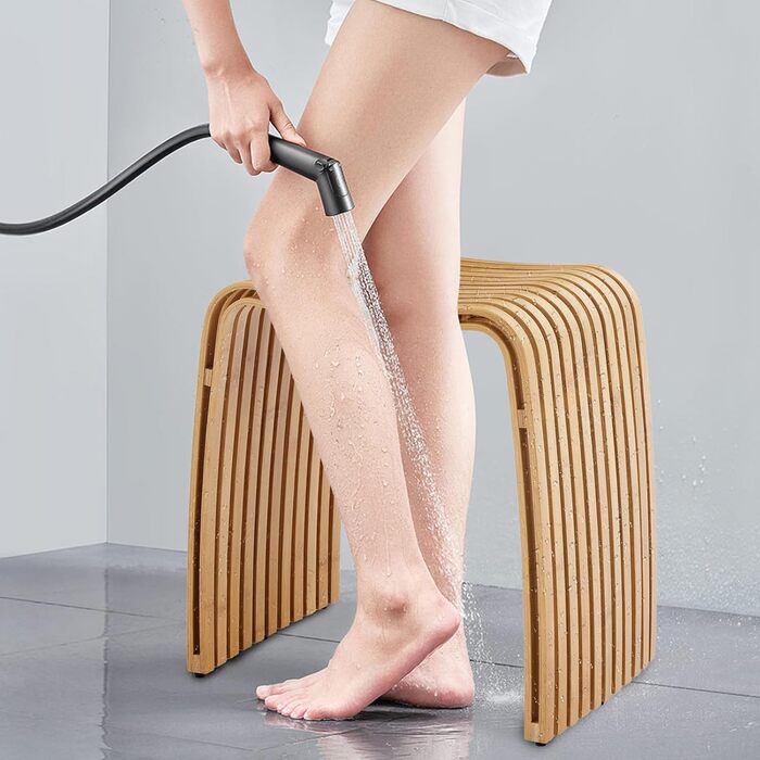 Пуф Bambushocker: багатофункціональний, без монтажу, для ванної, вітальні, спальні, робочого кабінету, їдальні