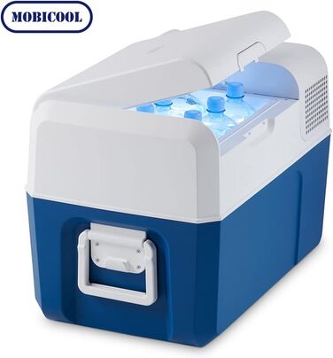 Термоконтейнер MOBICOOL MCF40 Kompressor: 38 літрів, 12/24/230V, для авто, вантажівки, човна, кемпера та розетки