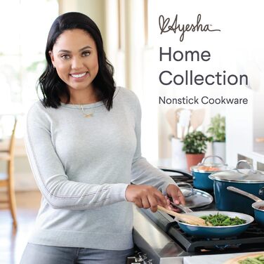 Набір посуду Ayesha Curry Home Collection, 9 предметів, антипригарне покриття, колір Twilight Teal (блакитно-зелений)