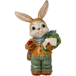 Фігурка кролика Гебель з усіма добрими побажаннями, виготовлена з фаянсу, розміри 15 х 10 х 24 см, 66-845-64-1