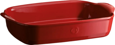 Форма для запікання прямокутна Emile Henry Ovenware 36,5x23,5 см червона (349652), Червоний