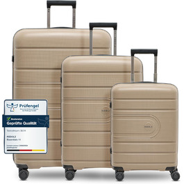 Жорсткий чохол REDOLZ XL 77см, поліпропілен, 4 колеса, TSA, набір чохлів 3 шт. и