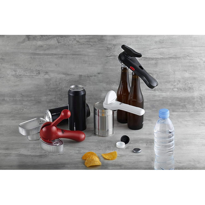 Відкривач Kuhn Rikon Auto Safety Master для банок, пляшок та скляних банок, чорний, 22,9 x 7 см