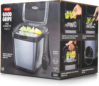 OXO Кювет для льоду та щипці: квадратний кювет для льоду OXO