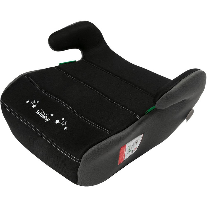 Автокрісло Tataway i-Size ECE R129 для дітей 126-150 см (22-36 кг), 6-12 років, чорне, знімний чохол