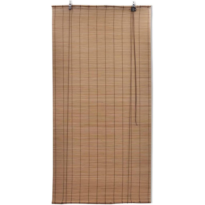 Рулонні штори VidaXL бамбукові 80x220 см коричневі