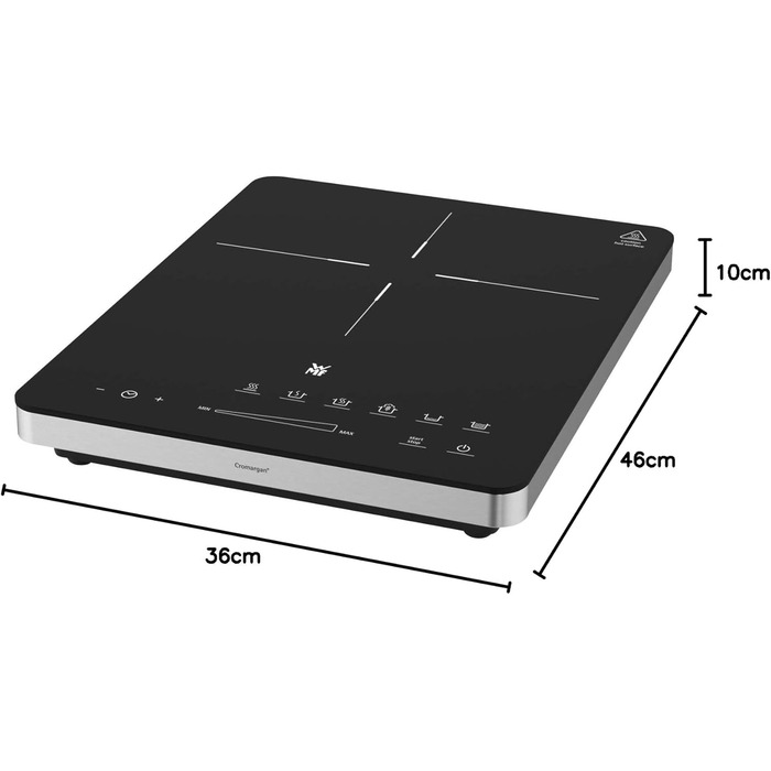 Індукційна плитка WMF Kult X - мобільна, однокільцева, 2100 Вт