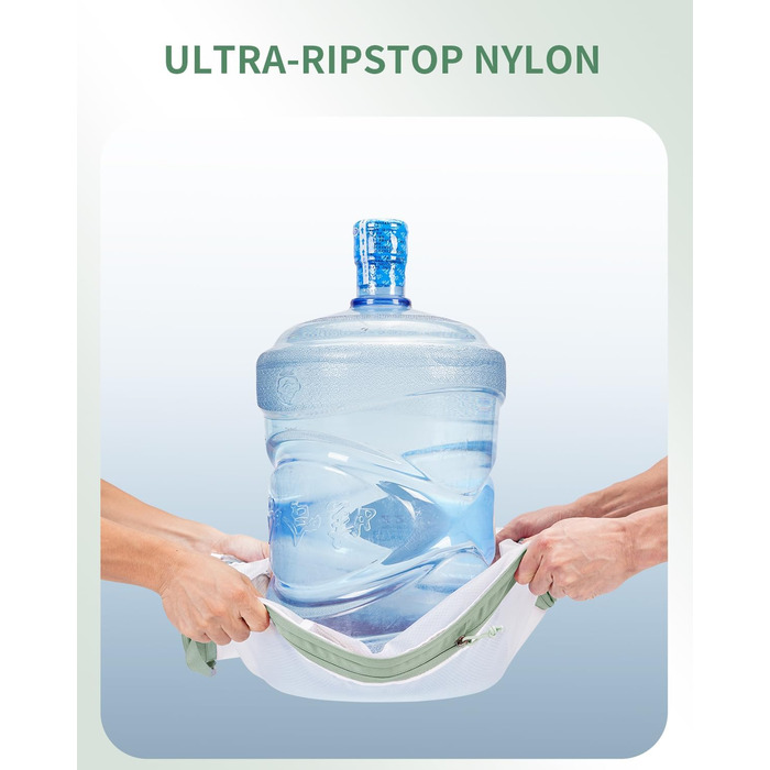 Набір компресійних органайзерів для валізи та рюкзака ECOHUB, 6 предметів, ультралегкі пакувальні куби з сітки для ручної поклажі, екологічні (Зелений)