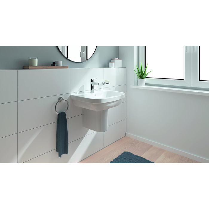 Змішувач для ванної кімнати Grohe Start, економічний, холодна вода в середньому положенні, з Pop-Up клапаном, 19 см, хром, 23746002 M (225 mm)