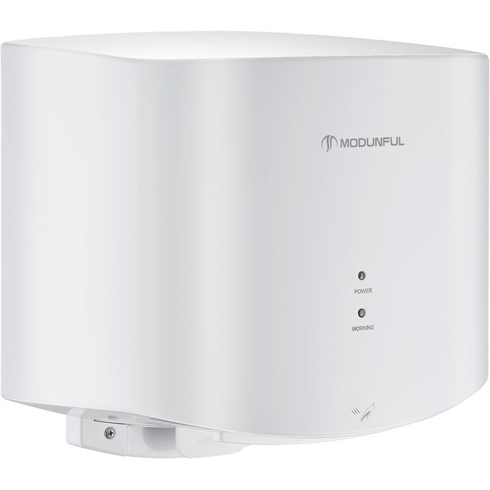 Електричний автоматичний сушар для рук настінний, 1200W (білий)