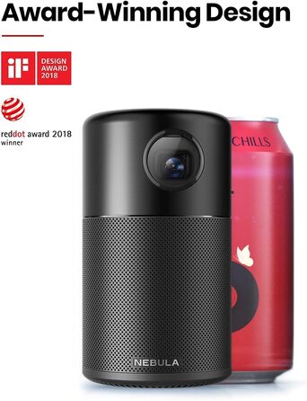 Nebula Capsule Beamer від Anker: портативний проєктор з Wi-Fi, Android 7.1, 360° динамік, 4 години роботи, відновлений