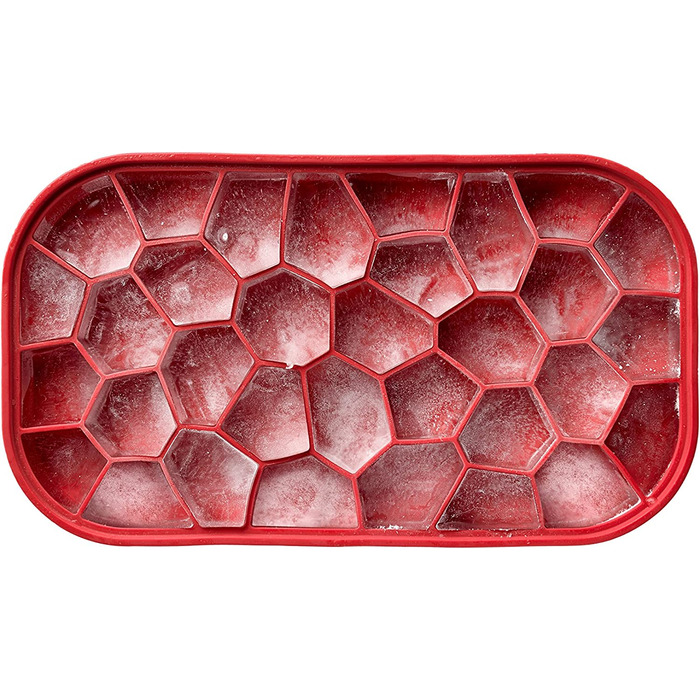 Коробка для кубиків льоду Lku, 12x22x8 см (червоний)