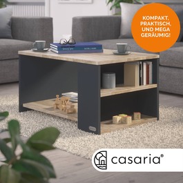 Журнальний столик Santa Cruz Wood/Grey 90x60x50см