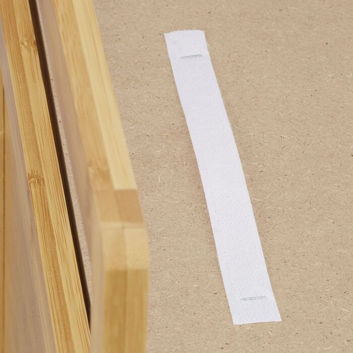 Relaxdays Бамбуковий пуф з місцем для зберігання