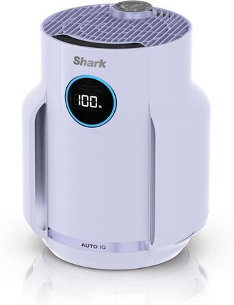 Повітряний фільтр Shark NeverChange HP150EU: для кімнат до 60 м², HEPA-фільтр на 5 років, 99,97% від алергенів, авто-режим, тиха робота, LED-дисплей, білий