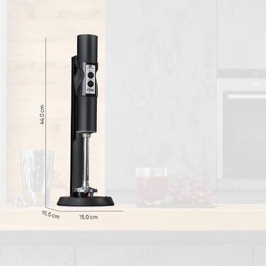 Блендер заглибний бездротовий Ritter Stilo 7 Plus, Made in Germany, чорний, 45 x 17 x 20 см