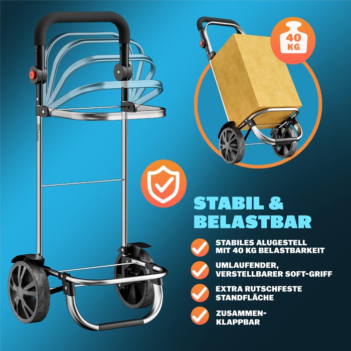Візок для покупців сірий Alu 56L 31x24x54см