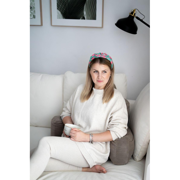 Підголовник Flumi з підлокітниками для читання, перегляду телевізора та відпочинку, подушка для ліжка та дивана з пральною наволочкою, наповнювач Foam, спинка з ручкою для перенесення (Кord, Бежевий)