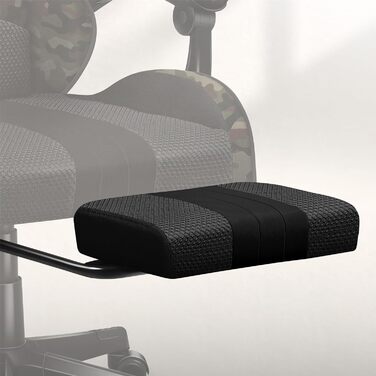 Ігрове крісло Huzaro Force 4.7 Grau Mesh - комфорт та підтримка для геймерів | Крісло для офісу та роботи | Максимальне навантаження 140 кг | Регульовані підлокітники, подушки для шиї та попереку, підніжка | Сітчаста тканина камуфляжного дизайну