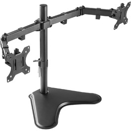 Підставка для монітора RICOO на 2 монітори, Dual Monitor Arm, TS3811, для 17-27 дюймів, PC Gaming, стіл