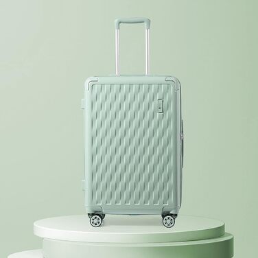 Набір валіз Sea Choice Matcha Grün: M-L-XL (55/65/75 см) з косметичкою, TSA-замок, жорсткий корпус