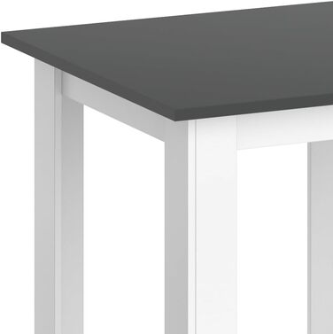 Стіл обідній Vicco Karlos, 80x80 см, колір антрацит