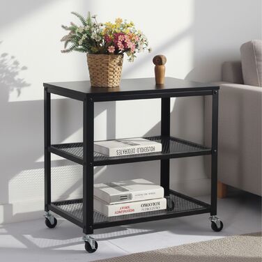 Rollwagen з трьома ящиками (чорний) від Relaxdays