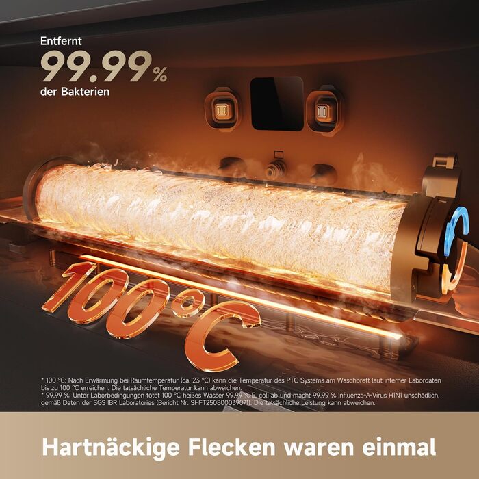 Робот-пилосос Dreame Aqua10 Roller: потужність 30000Pa, самоочищення, автоматичне випорожнення, керування голосом, чорний