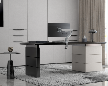 Настільне кріплення для монітора Anda Seat Stealth PRO II 17’’-42’’ White&Gray