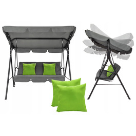 Садова підвісна гойдалка Kontrast, 41 x 130 см