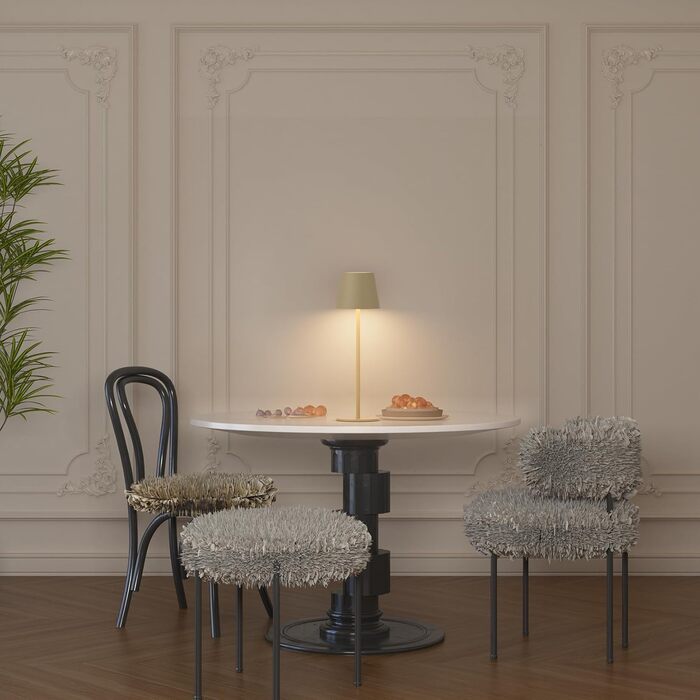 LED настільна лампа K-Bright 2 шт. з регулюванням яскравості, акумуляторна, бездротова, 3000K/4000K/6000K, USB-C, IP54, хакі, 2 шт.