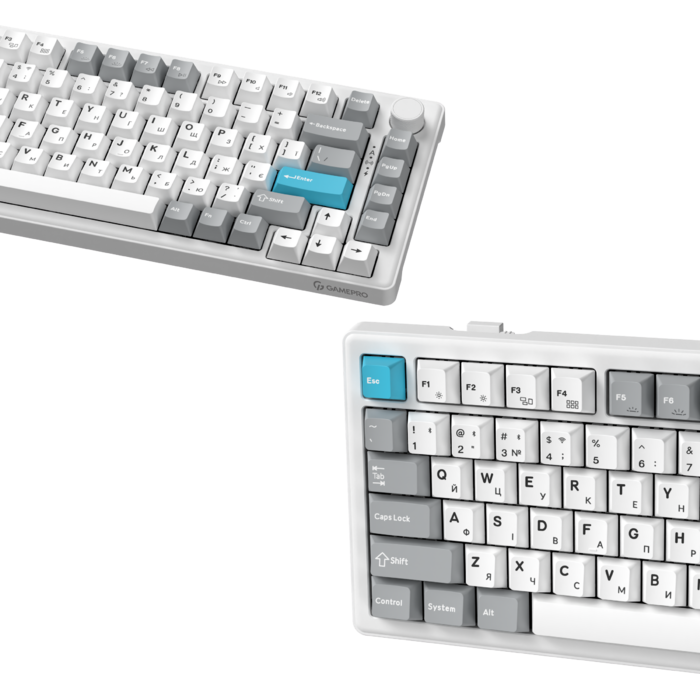 Бездротова механічна клавіатура GamePro Asgard Yord (MK266WH)