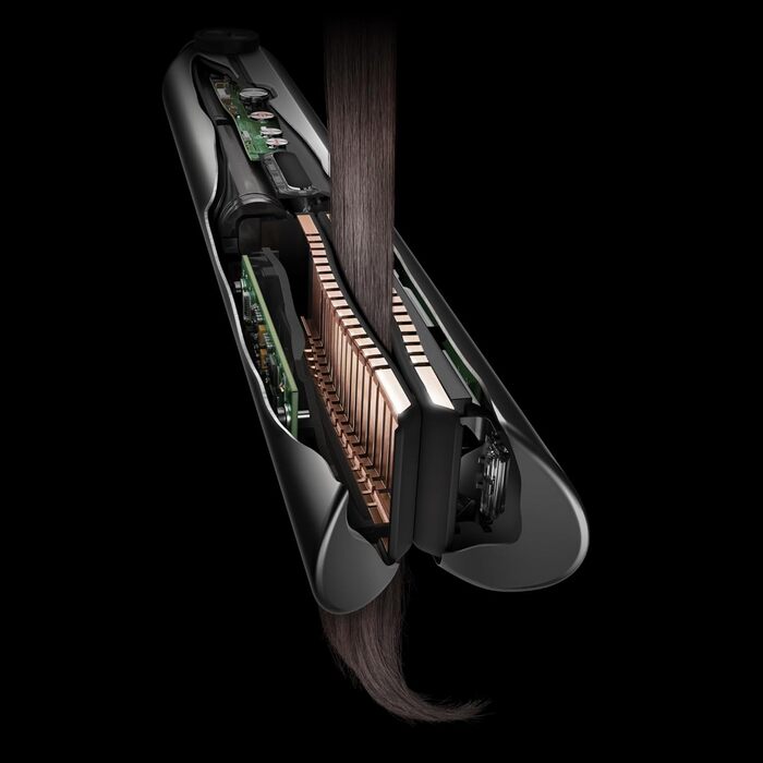 Випрямляч для волосся Dyson Corrale Copper мідний, бездротовий, з гнучкими пластинами