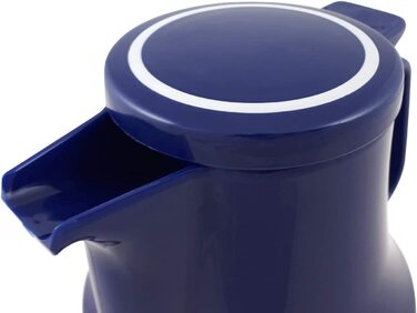 Термос Helios Thermoboy з нержавіючої сталі, 0.6 л, блакитний, для дому та подорожей, миється в посудомийній машині