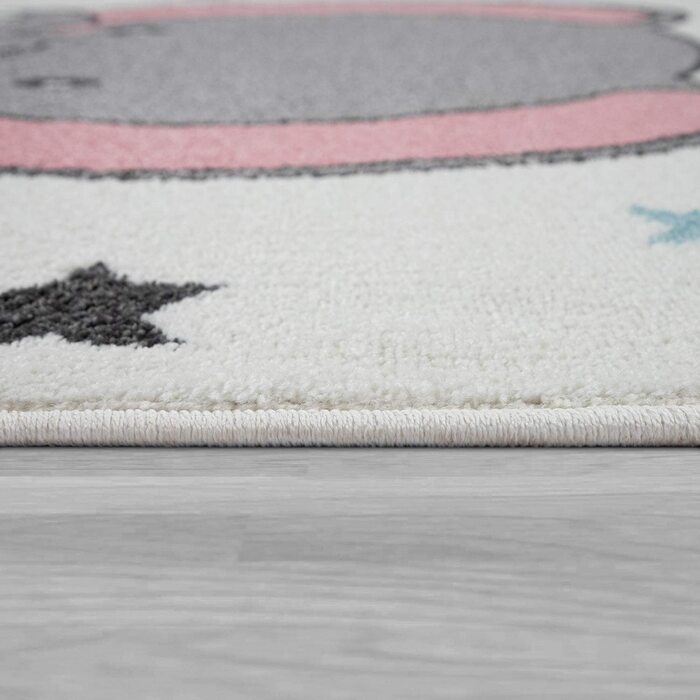 Домашній дитячий килим Paco, килим для дитячої кімнати, для дівчаток і хлопчиків, різні мотиви і розміри, розмір колір (80x150 см, кремовий 2)
