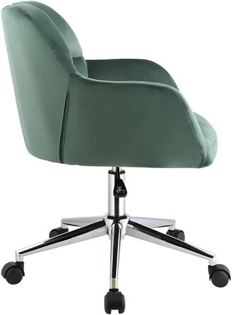 Офісний стіл Pascal Morabito PEGA - крісло, регульована висота, велюр, зелений