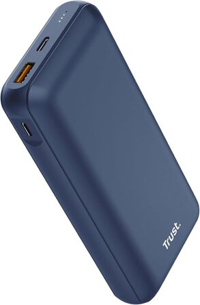 Вт, PD 18W USB-C, QC 3.0, 50 перероблений, в т.ч. кабель, синій, 10000mAh 20