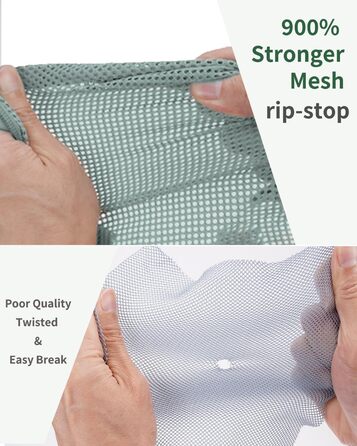 Набір органайзерів для валізи ECOHUB, 6 легких пакувальних кубів для подорожей з ID-біркою, дихаючі сумки-органайзери з переробленого матеріалу (Зелений)