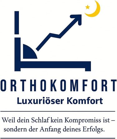 Ортопедична подушка OrthoKomfort® Memory Foam з ефектом пам'яті | Для сну на боці та на спині | Oeko-Tex, знімний чохол, для здорового сну | Біла подушка