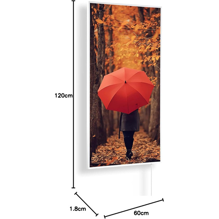 Інфрачервоний обігрівач з зображенням 