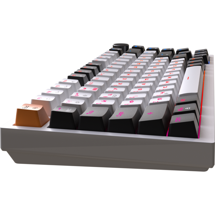 Дротова механічна клавіатура GamePro MK160W (Red) з Hot-Swap RGB White