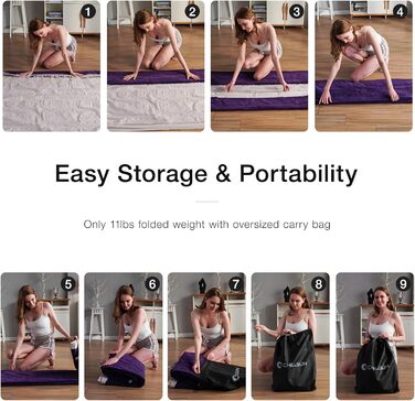 Надувна матрац ChillSun для 1 особи з вбудованим насосом 190x100x40 см - самонадувна кемпінгова матрац для дому, гостей та подорожей