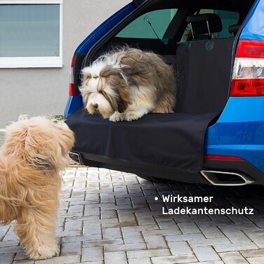 Захисна кришка багажника bartstr для собак універсальна для універсала захисний килимок для багажника водонепроникний з бічним захистом і захистом бампера - плюс сумка через плече (L)