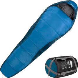Спальний мішок KeenFlex 3-4 сезони, від +7.2°C до -23.4°C, 1500г/2150г, для літа й зими, для туризму, машинне прання
