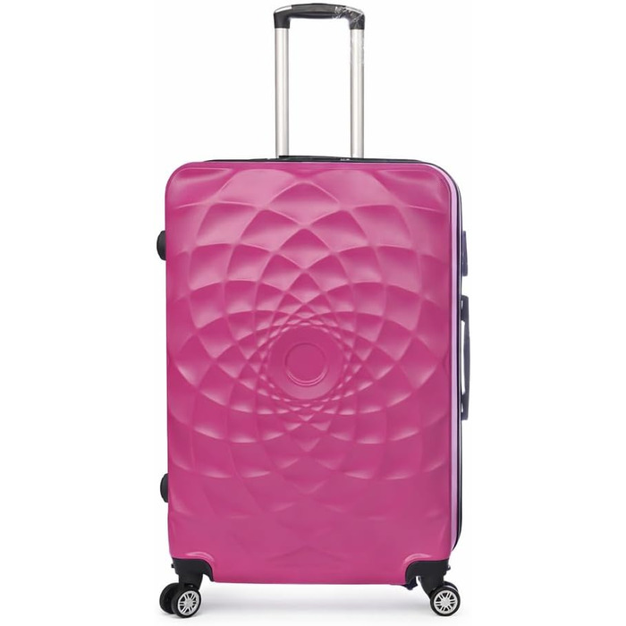 Чохол-валіза Bosdela для ручної поклажі (50см, 60см, 71см, 980г, Рожевий)