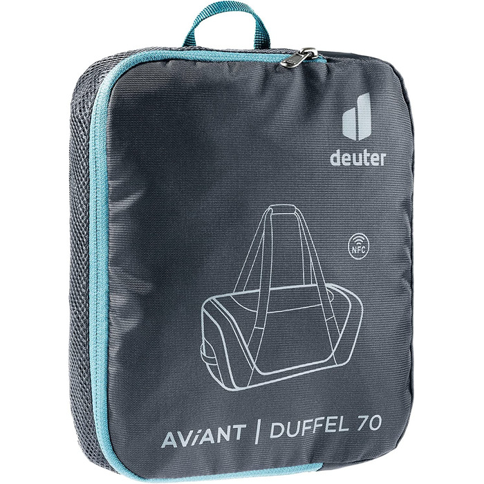Спортивна сумка deuter AViANT Duffel 70 Дорожня сумка чорного кольору