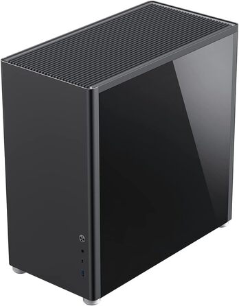 Ігровий корпус GameMax Spark Pro Cube ATX з двома загартованими скляними панелями, USB 3.0, Type-C, чорний