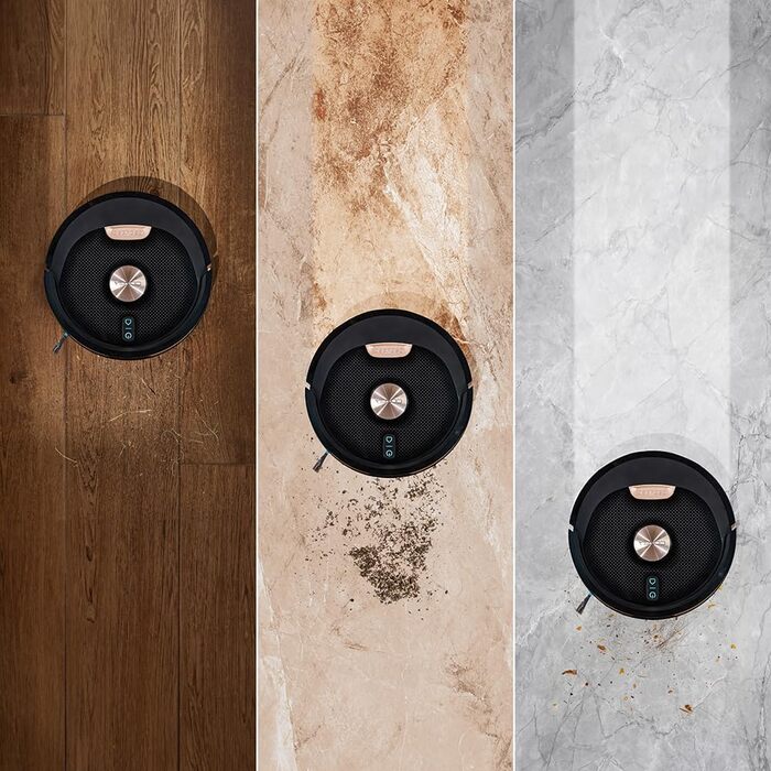 Робот-пилосос та робот-мийник Cecotec Conga M100 з ШІ та керуванням через додаток. Потужність всмоктування 20000Pa, штучний інтелект, силіконова щітка Anti-Tangle, обертові мопи, автономність до 220 м²