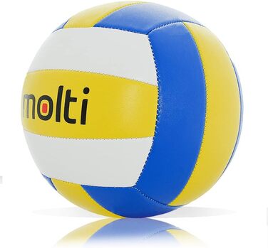 Волейбол пляжний волейбол розмір 5 спорт дозвілля в приміщенні на відкритому повітрі командна гра (жовто-блакитно-білий)