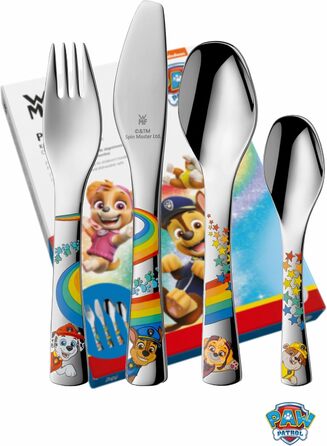 Дитячий набір столових приборів Paw Patrol від WMF з гравіюванням імені - 4 шт.